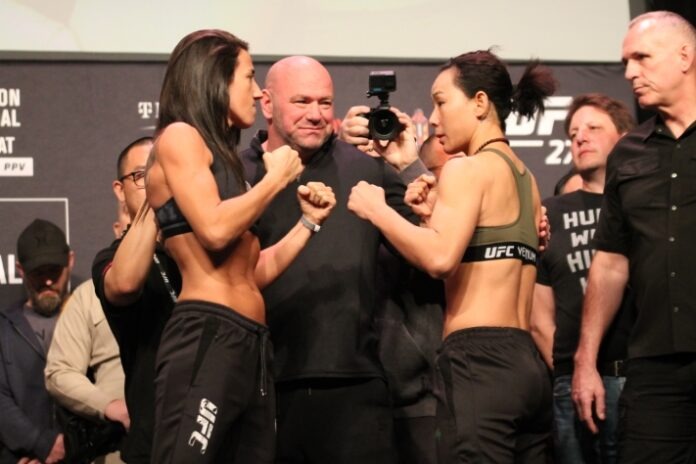 Marina Rodriguez and Yan Xiaonan, UFC 272