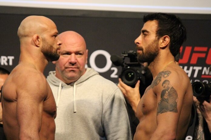 Mike Grundy and Makwan Amirkhani, UFC London
