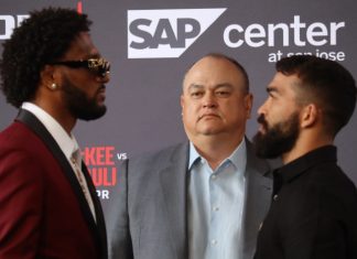 A.J. McKee and Patricio Pitbull face off in Los Angeles ahead of Bellator 277
