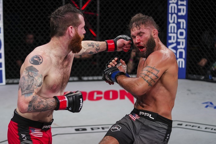 PFL 1 2022: Jeremy Stephens and Clay Collard Engage in Back-and-Forth Brawl