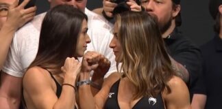 Mackenzie Dern and Tecia Torres, UFC 273