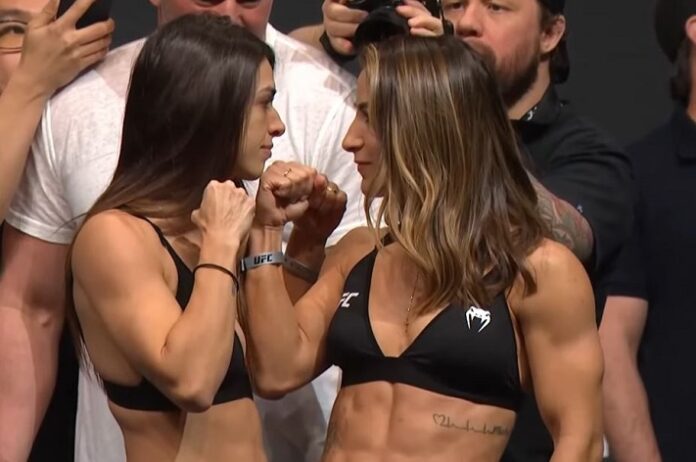Mackenzie Dern and Tecia Torres, UFC 273