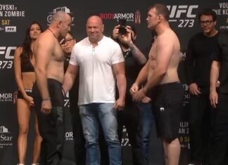 Aleksei Oleinik and Jared Vanderaa, UFC 273
