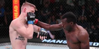 Dwight Grant punches Sergey Khandozhko UFC Vegas 52