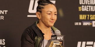 Carla Esparza, UFC 274 Post-Fight Scrum