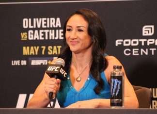UFC 274: Carla Esparza Arrives For Second Shot At Gold: “Finally It’s Here” Carla Esparza, UFC 274 Media Day