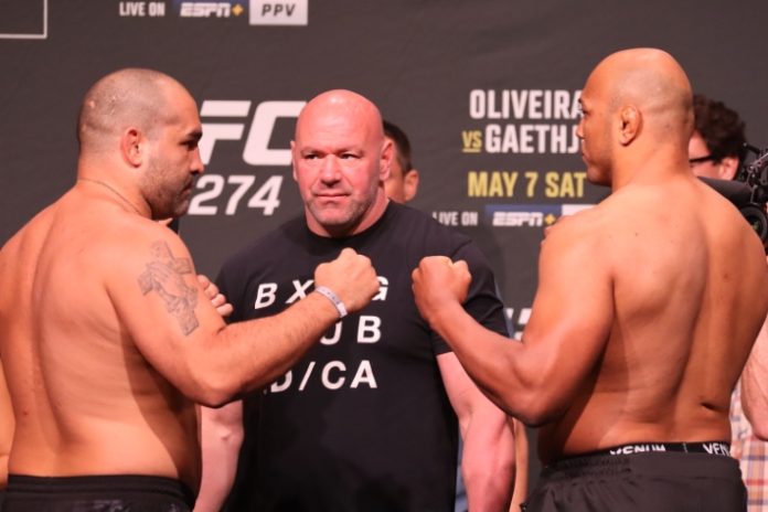 Blagoy Ivanov and Marcos Rogerio de Lima, UFC 274