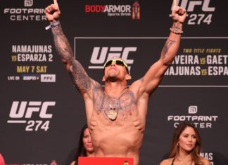Charles Oliveira, UFC 274 Ceremonial Weigh-Ins