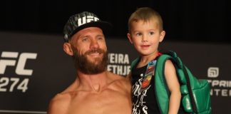 Donald Cerrone and son Dacson Danger, UFC 274