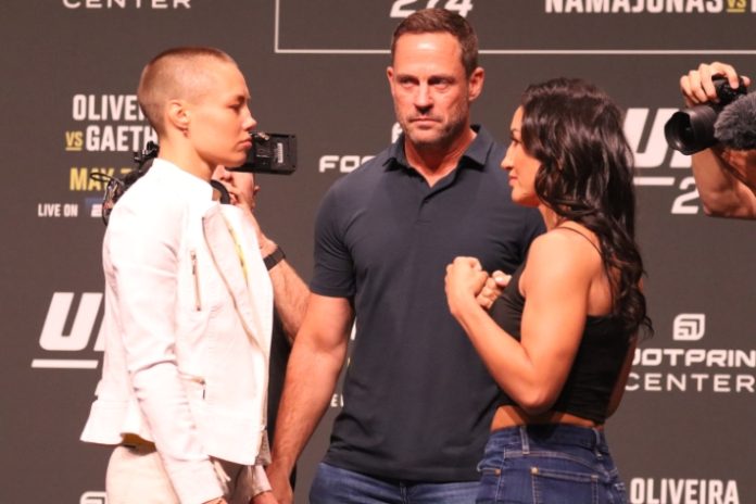 Rose Namajunas and Carla Esparza, UFC 274