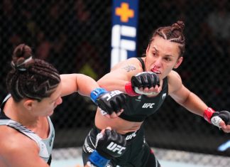 Cortney Casey and Antonina Shevchenko, UFC Vegas 58