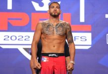 Anthony Pettis, PFL 7 Ceremonial Weigh-In