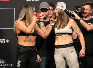 Cynthia Calvillo and Nina Nunes, UFC San Diego