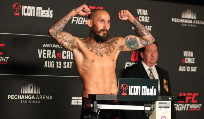Marlon Vera, UFC San Diego official weigh-in