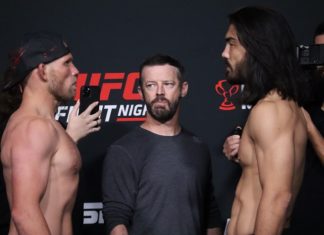Jason Witt and Josh Quinlan, UFC Vegas 59 weigh-in