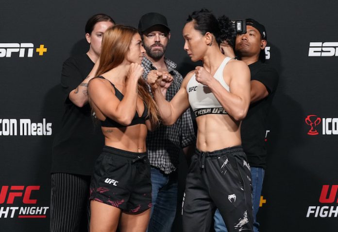 Mackenzie Dern and Yan Xiaonan, UFC Vegas 61