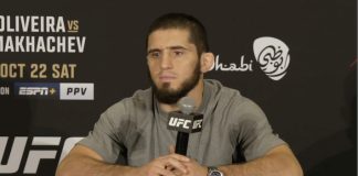 Islam Makhachev UFC 280 media day