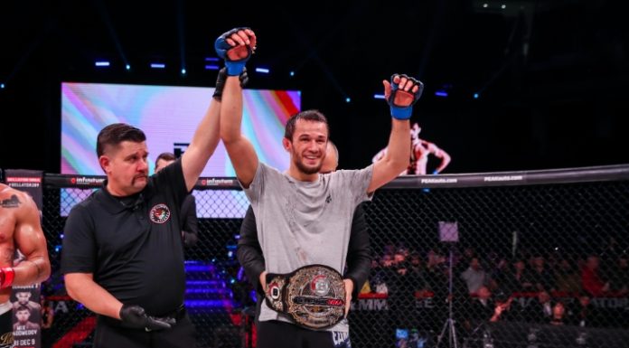 Usman Nurmagomedov following his win over Patricky Pitbull at Bellator 288