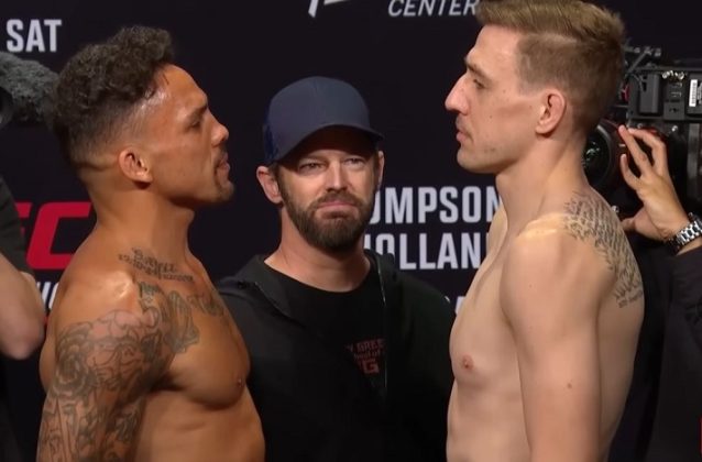 UFC Orlando: Eryk Anders Drops Kyle Daukaus Several Times Before Finish