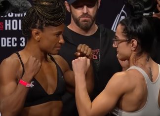 Angela Hill and Emily Ducote, UFC Orlando