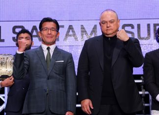 Nobuyuki Sakakibara and Scott Coker ahead of Bellator MMA vs. RIZIN