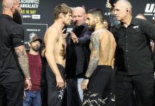 Bryce Mitchell and Ilia Topuria, UFC 282
