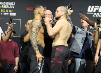 Santiago Ponzinibbio and Alex Morono, UFC 282