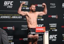 Jan Blachowicz, UFC 282 official weigh-in
