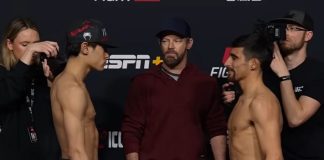 Tatsuro Taira and Jesus Aguilar, UFC Vegas 68