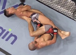 Muhammad Mokaev and Jafel Fialho, UFC 286
