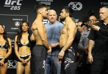 Esteban Ribovics and Loik Radzhabov, UFC 285