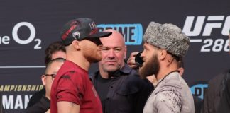 Justin Gaethje and Rafael Fiziev, UFC 286