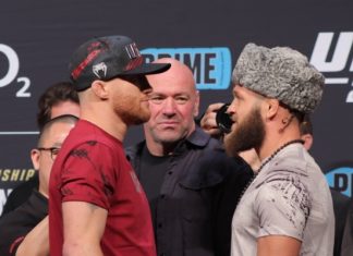 Justin Gaethje and Rafael Fiziev, UFC 286