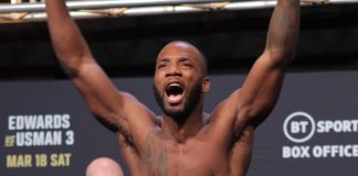 Leon Edwards, UFC 286 ceremonial weigh-in