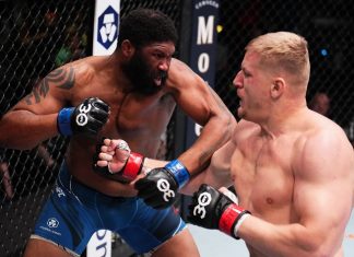 UFC Vegas 71: Sergei Pavlovich Gets Sixth Straight First Round Knockout Against Curtis Blaydes Sergei Pavlovich and Curtis Blaydes, UFC Vegas 71