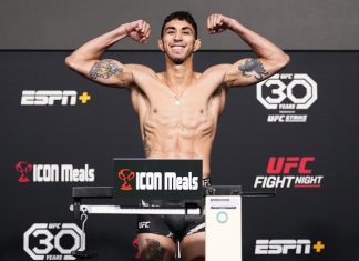 Fernando Padilla, UFC Vegas 72 weigh-in