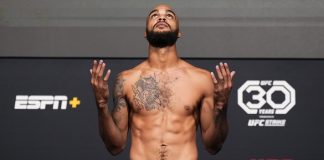 Trey Waters, UFC Vegas 72 weigh-in