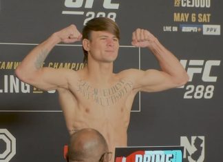 Diego Lopes, UFC 288 weigh-in