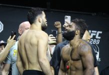 Nassourdine Imavov and Chris Curtis, UFC 289