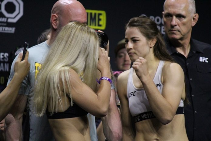 Miranda Maverick and Jasmine Jasudavicius, UFC 289