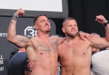 Tom Aspinall and Marcin Tyrbua, UFC London