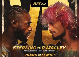 UFC 292 poster