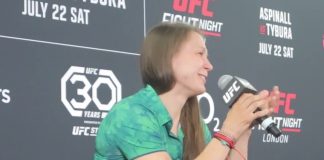Julija Stoliarenko, UFC London