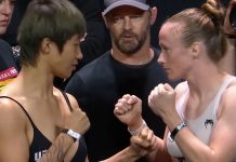 Liang Na and JJ Aldrich, UFC Singapore