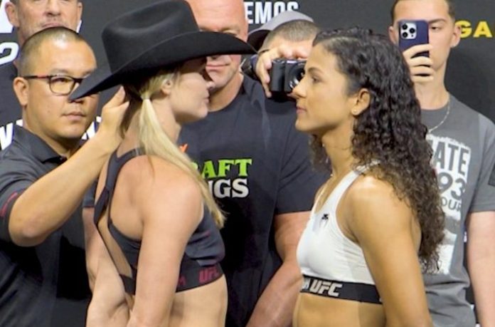Andrea Lee and Karine Silva, UFC 292