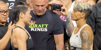 Weili Zhang and Amanda Lemos, UFC 292