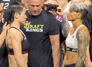Weili Zhang and Amanda Lemos, UFC 292