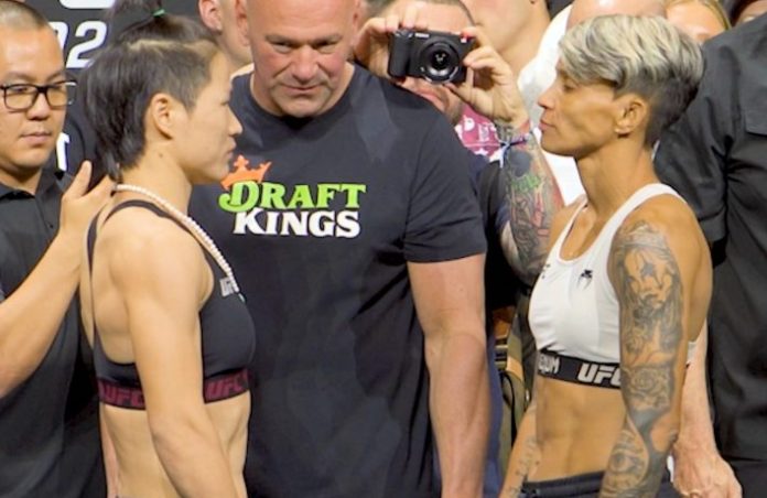Weili Zhang and Amanda Lemos, UFC 292