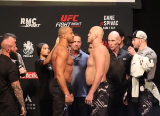 UFC Paris: Ciryl Gane Lights Up Serghei Spivac For Second-Round Stoppage Ciryl Gane and Serghei Spivac, UFC Paris