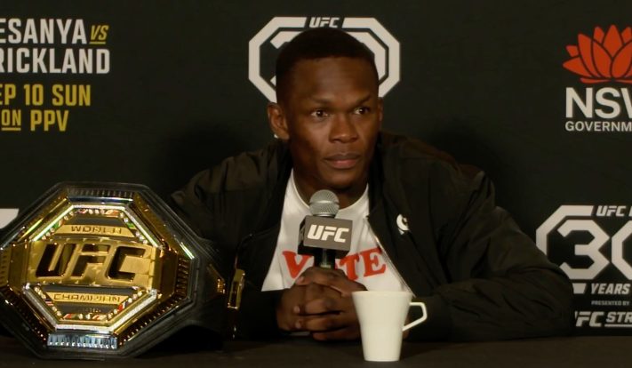 Israel Adesanya Says Strickland Is Dangerous, Teases Ground Game